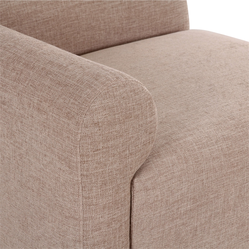 Gorge Tan Performance Fabric Left Armchair