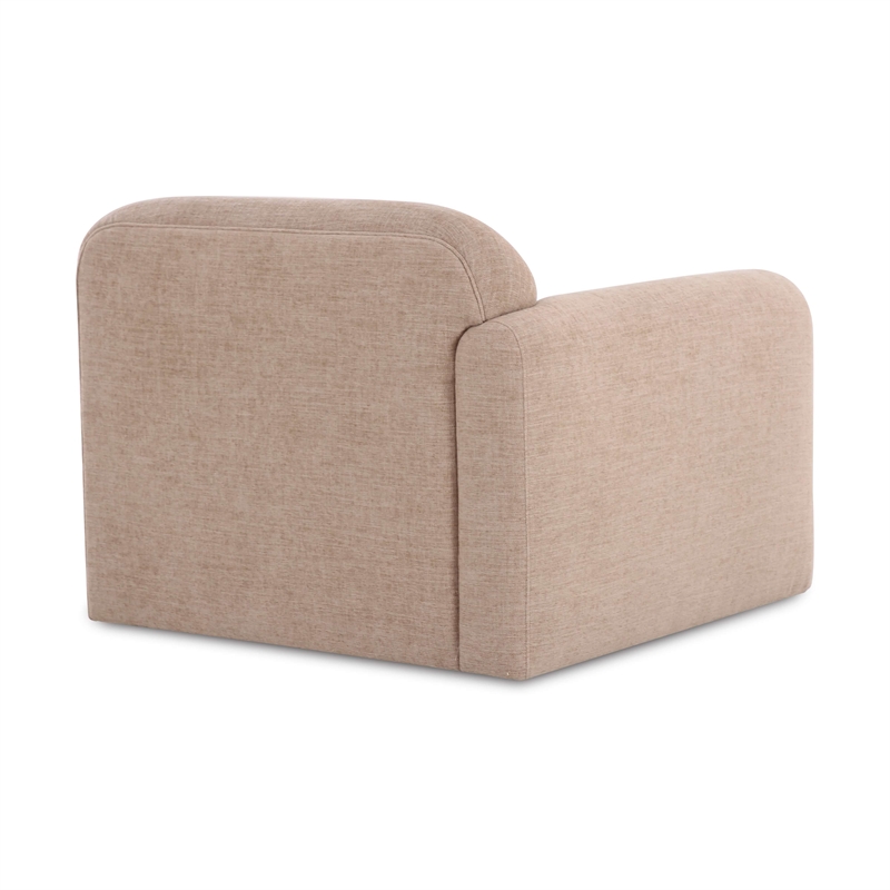 Gorge Tan Performance Fabric Left Armchair