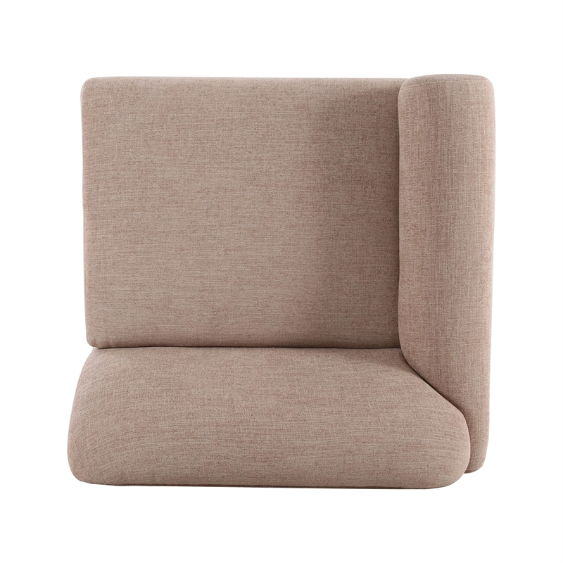 Gorge Tan Performance Fabric Left Armchair
