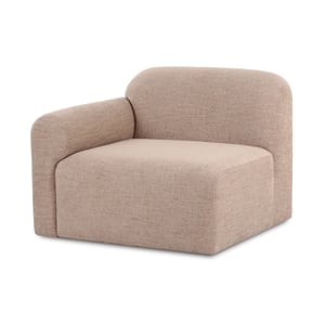 Gorge Tan Performance Fabric Left Armchair