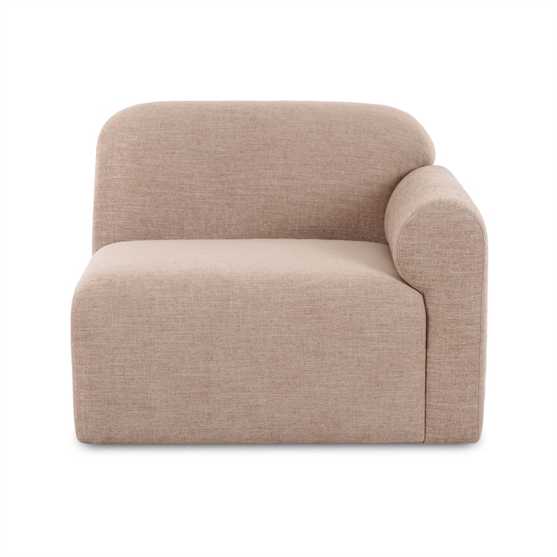 Gorge Tan Performance Fabric Right Armchair