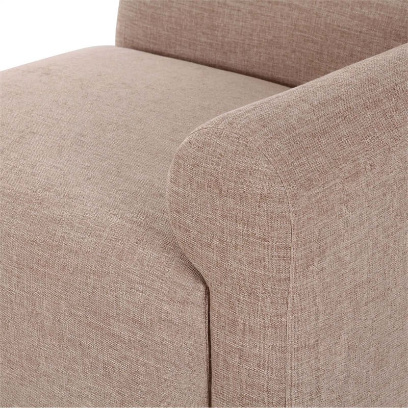 Gorge Tan Performance Fabric Right Armchair