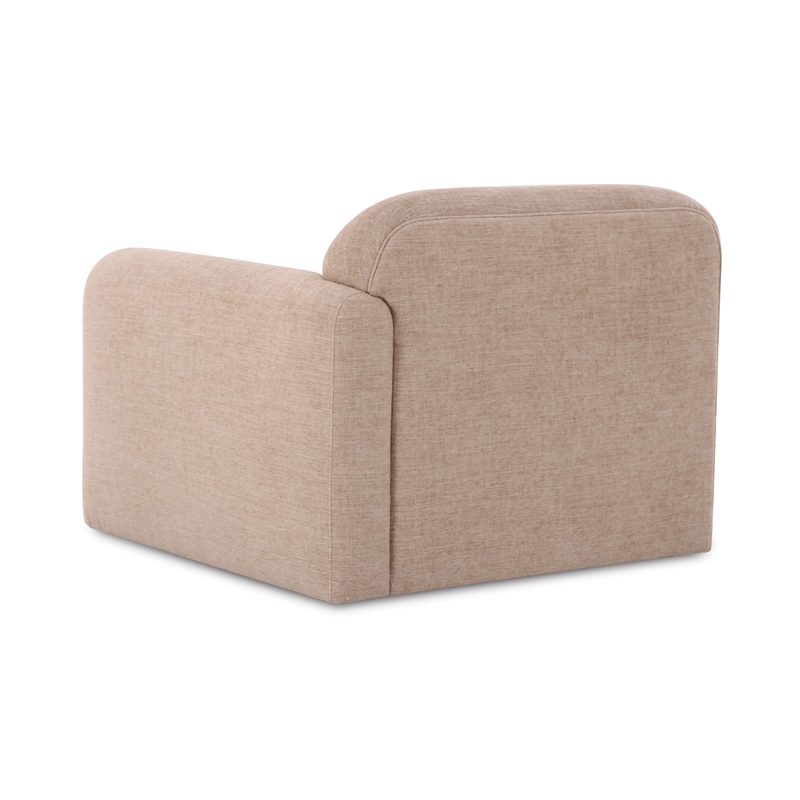 Gorge Tan Performance Fabric Right Armchair