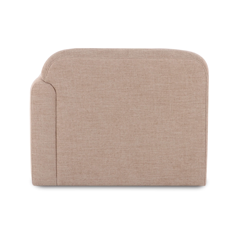 Gorge Tan Performance Fabric Right Armchair