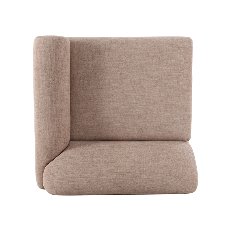 Gorge Tan Performance Fabric Right Armchair