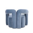 Jenn Blue Performance Velvet Accent Chair