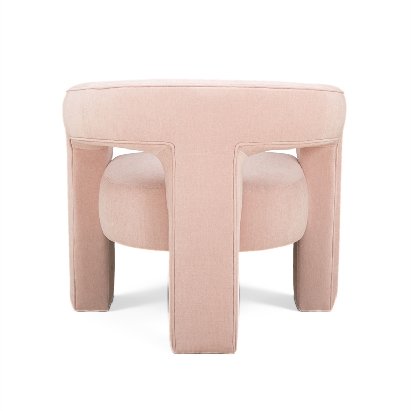 Malone Blush Performance Chenille Accent Chair