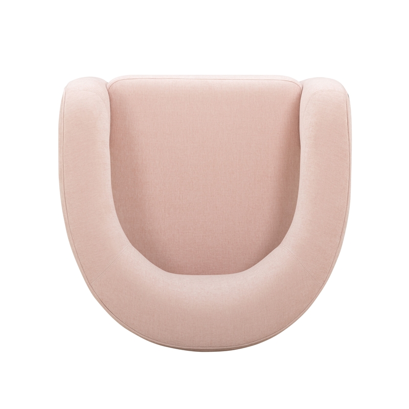Malone Blush Performance Chenille Accent Chair