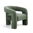 Malone Green Performance Chenille Accent Chair