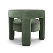 Malone Green Performance Chenille Accent Chair