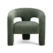 Malone Green Performance Chenille Accent Chair
