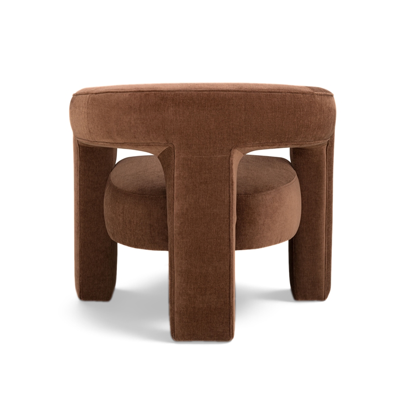 Malone Rust Performance Chenille Accent Chair