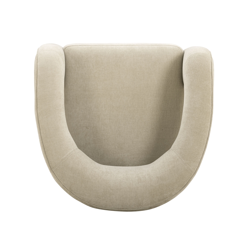 Malone Taupe Performance Chenille Accent Chair