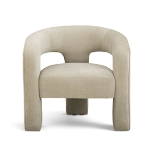 Malone Taupe Performance Chenille Accent Chair