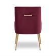 Beatrix Burgundy Performance Velvet Dining Chair