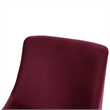 Beatrix Burgundy Performance Velvet Dining Chair