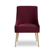 Beatrix Burgundy Performance Velvet Dining Chair