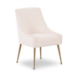 Beatrix Cream Performance Velvet Dining Chair