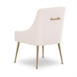 Beatrix Cream Performance Velvet Dining Chair