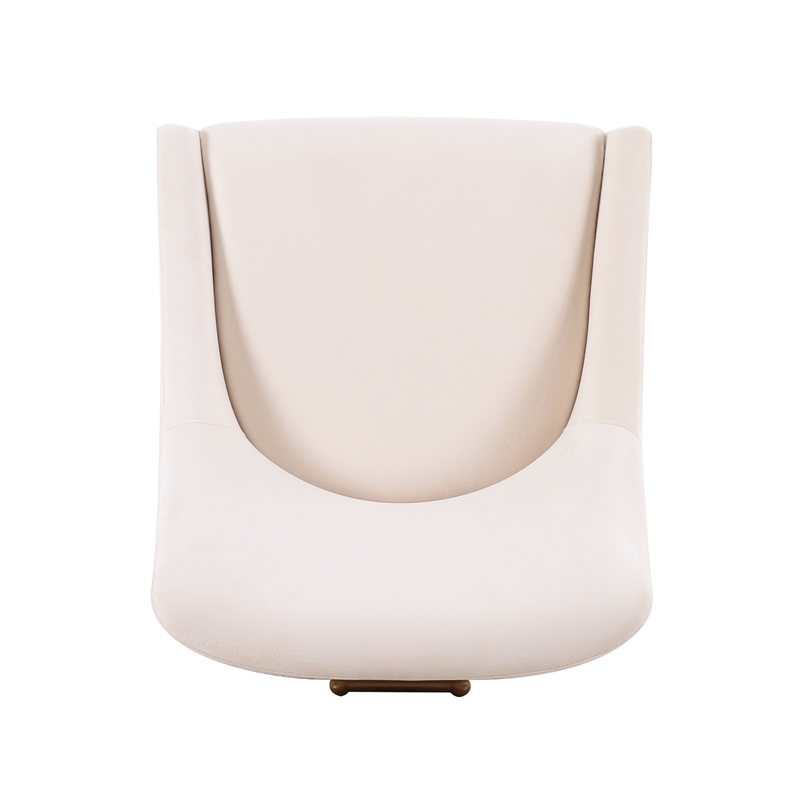 Beatrix Cream Performance Velvet Dining Chair