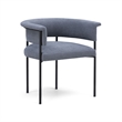 Taylor Blue Performance Chenille Dining Chair