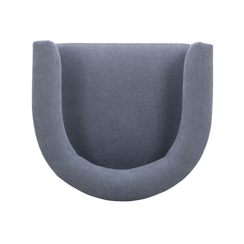 Taylor Blue Performance Chenille Dining Chair