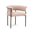 Taylor Light Pink Performance Chenille Dining Chair
