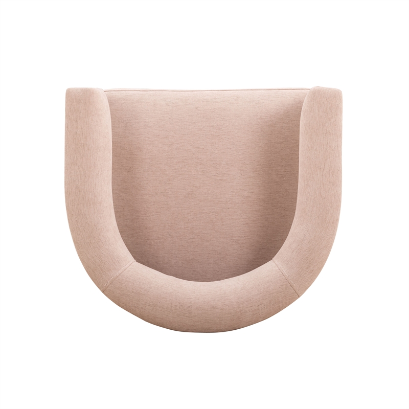 Taylor Light Pink Performance Chenille Dining Chair