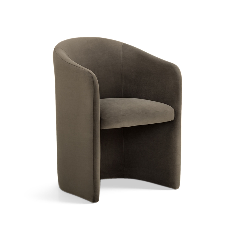 Seraphina Chocolate Brown Performance Velvet Dining Chair