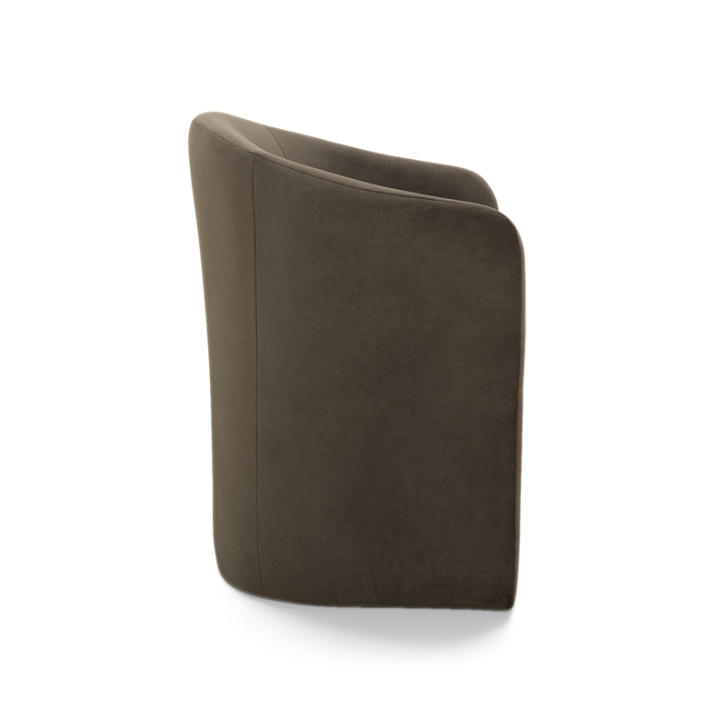 Seraphina Chocolate Brown Performance Velvet Dining Chair