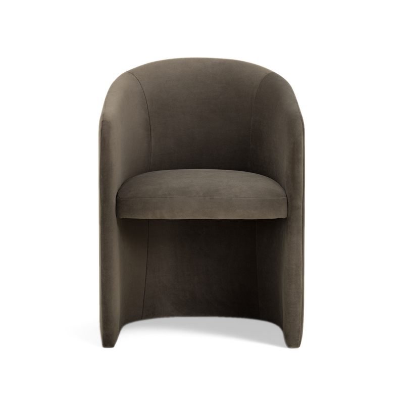 Seraphina Chocolate Brown Performance Velvet Dining Chair
