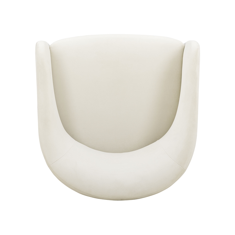 Seraphina Cream Performance Velvet Dining Chair