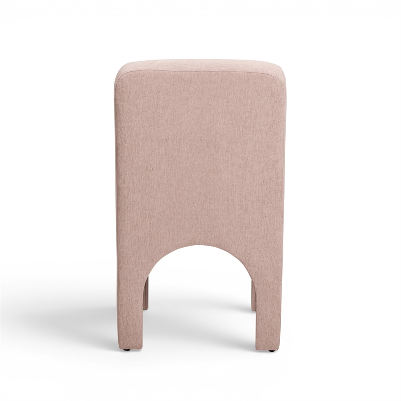 Tomlin Light Pink Performance Chenille Dining Chair