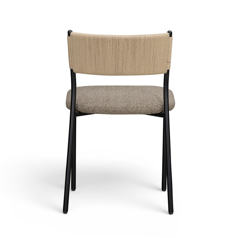 Celine Brown Performance Boucle Dining Chair - Set of 2