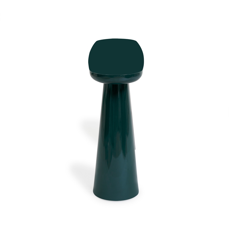Baila Forest Green Gloss Lacquer Console Table