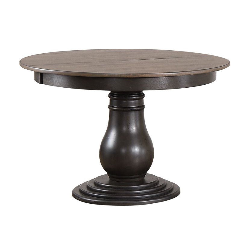 Napoleon Solid Wood Extendable Bella Dining Set in Grey 7-Piece Set