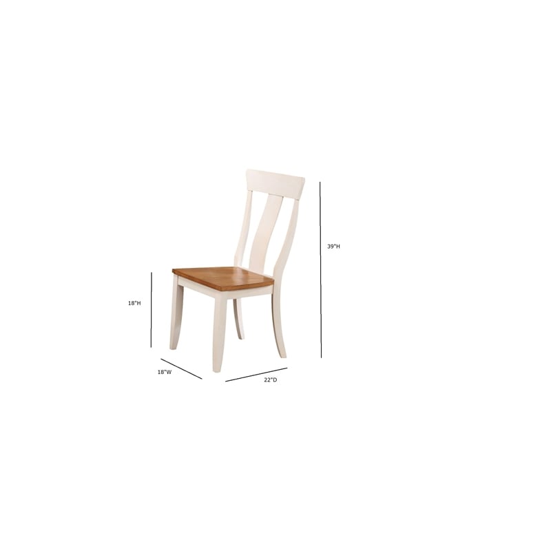 7 Piece Panel Back Wood Pedestal Dining Set in Caramel Biscotti