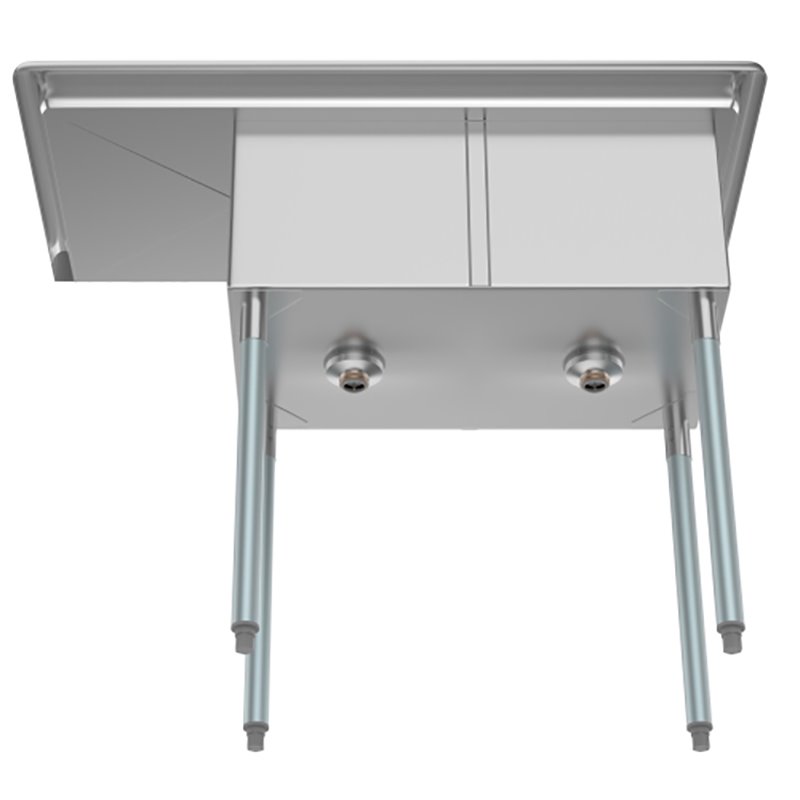 Koolmore 14x16x11 Left Stainless Steel Kitchen Prep & Utility Sink in Silver