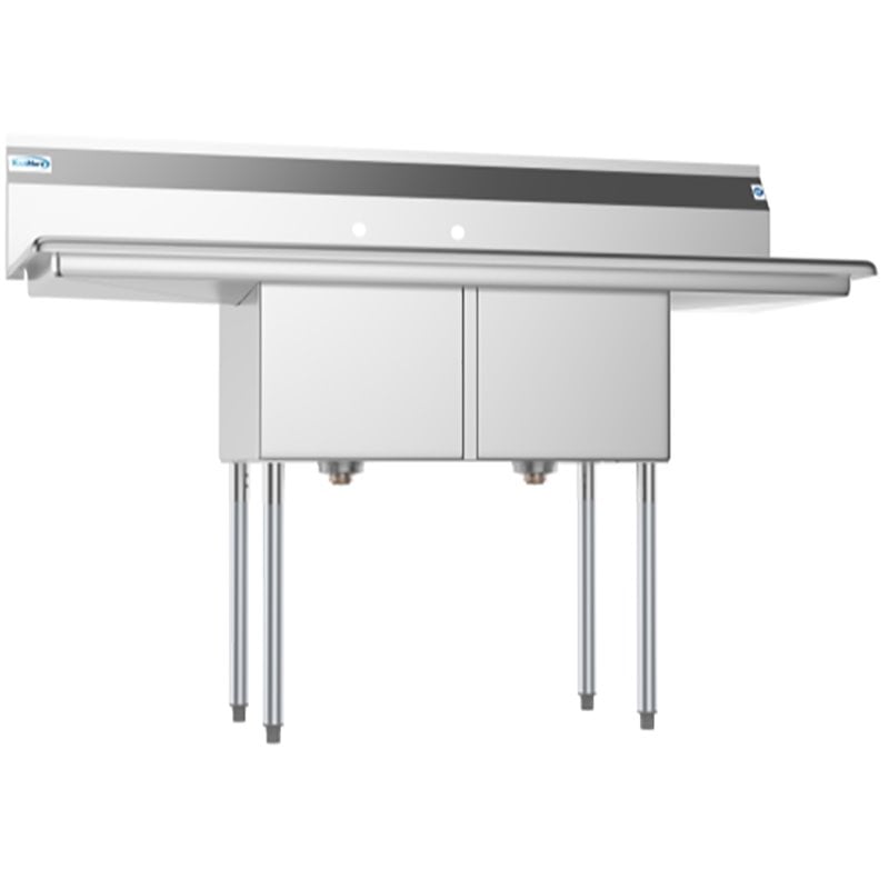 Koolmore 15x15x12 Stainless Steel Kitchen Prep & Utility Sink in Silver