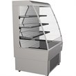 Koolmore Open-Air Merchandiser Stainless Steel Grab & Go Refrigerator in Silver
