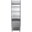 Koolmore Open Air Merchandiser Stainless Steel Grab & Go Refrigerator in Silver