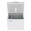 Koolmore SCF-9C Metal Deep Chest Freezer with Wire Basket in White