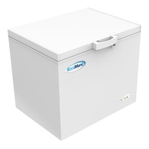 Koolmore SCF-9C Metal Deep Chest Freezer with Wire Basket in White