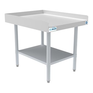 Koolmore 30x24 Heavy Duty 16-Gauge Stainless Steel Equipment Stand in Silver