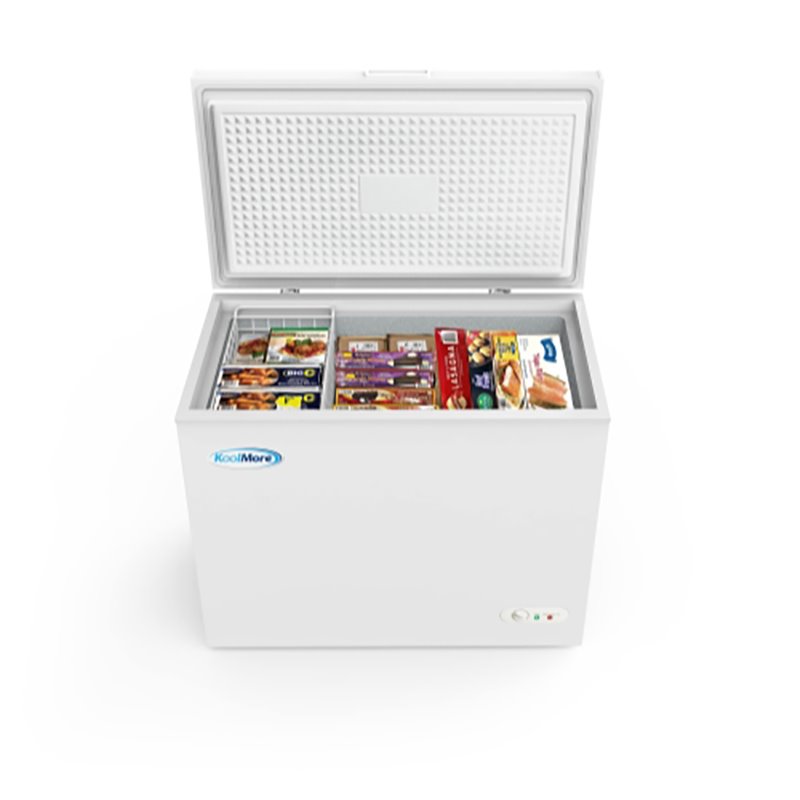 Koolmore SCF-7C Metal Deep Chest Freezer with Two Wire Baskets in White