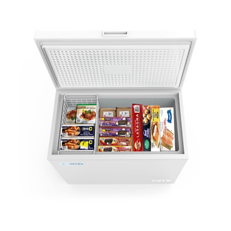Koolmore SCF-7C Metal Deep Chest Freezer with Two Wire Baskets in White