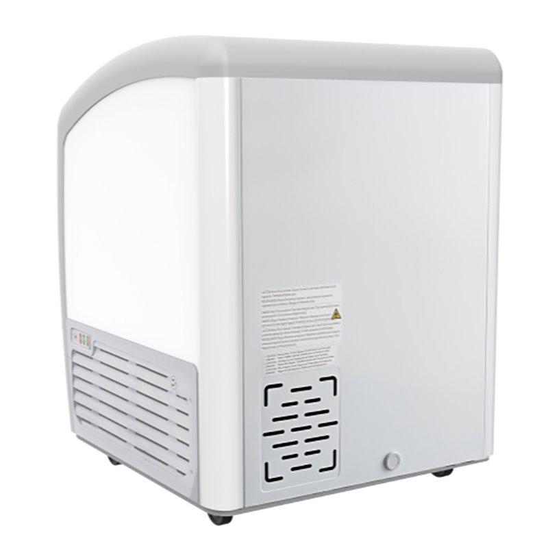 Koolmore Metal Ice Cream Freezer Display Case with 2 Storage Baskets in White