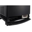 Koolmore LED Metal Countertop Refrigerator Display Case in Black