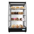 Koolmore 4-Tier LED Glass/Stainless Steel Bakery Display Pastry Case in Black