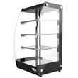 Koolmore 4-Tier LED Glass/Stainless Steel Bakery Display Pastry Case in Black